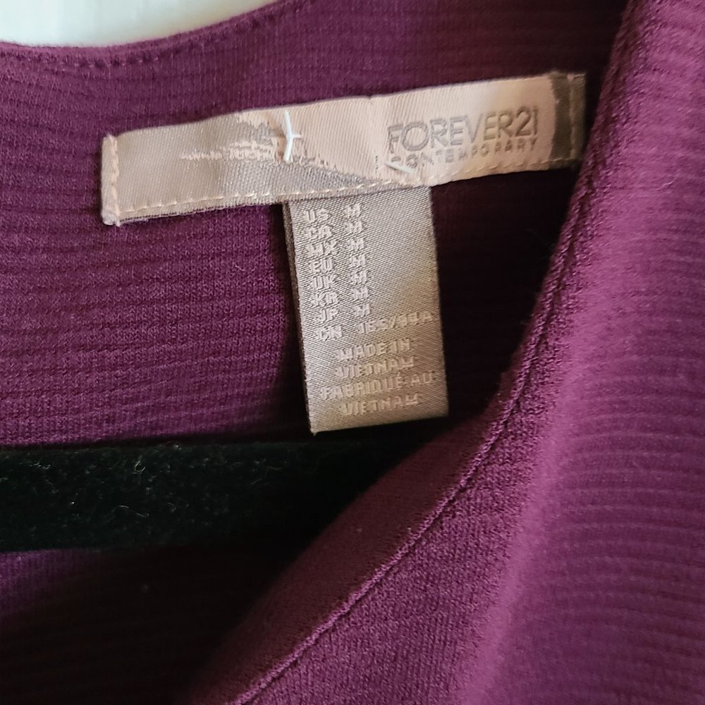 Wine color dress